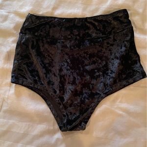 Pole Dance bottoms ~ size M ~ Velvety Material ~ NWOT ~ high waist~ true medium